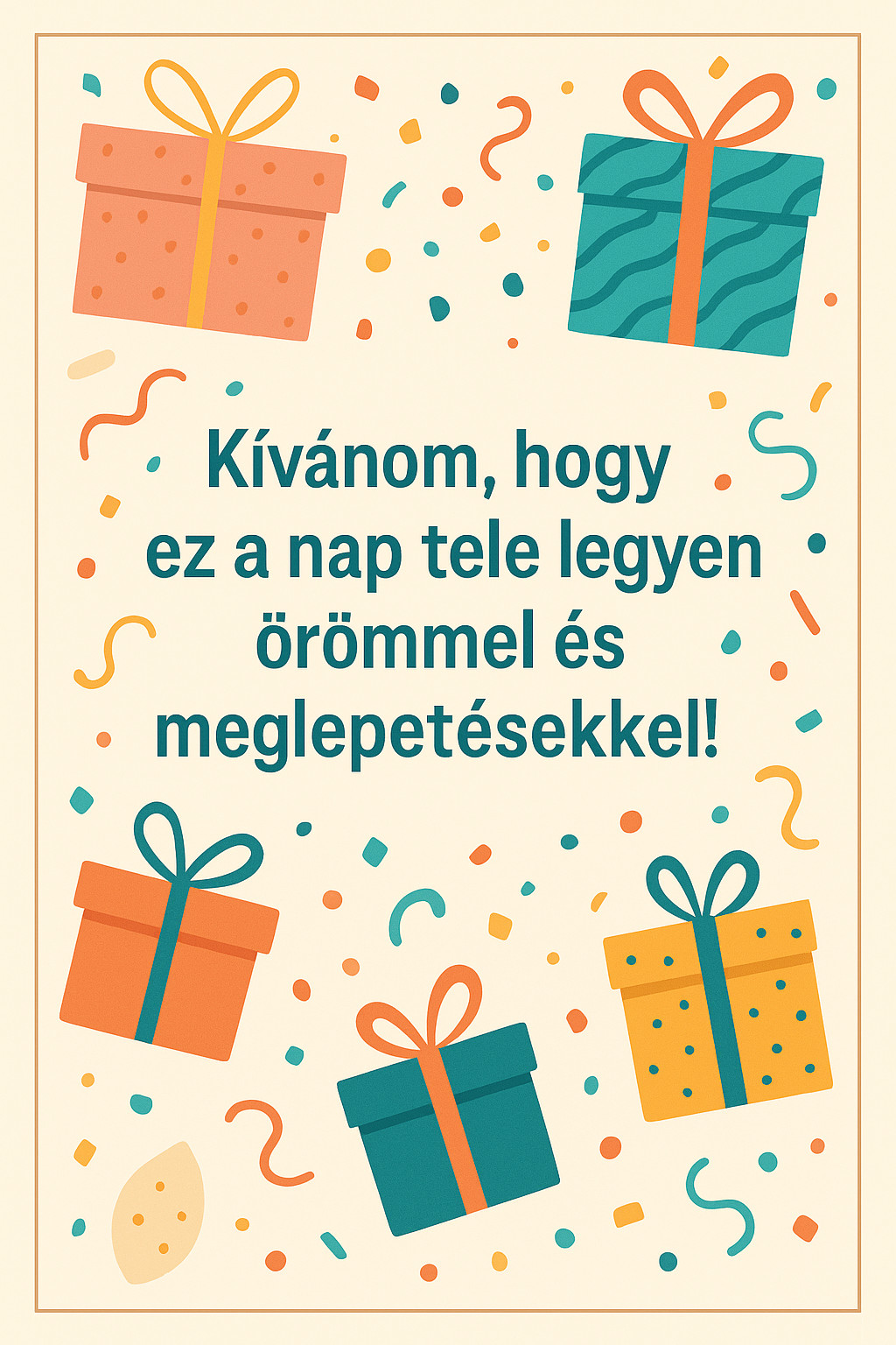 Trendi Születésnapi Üdvözlet