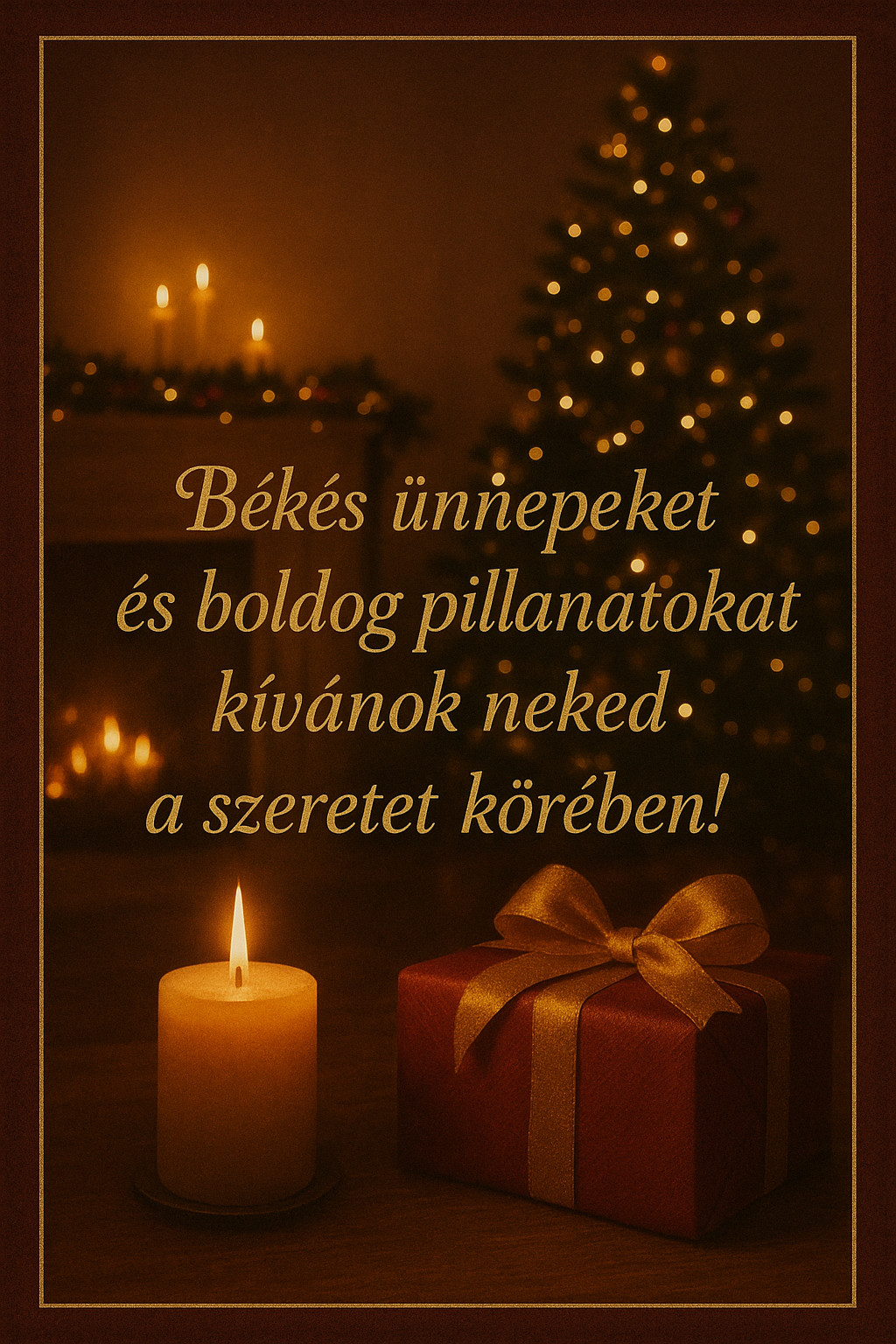 Meghitt Karácsonyi Üdvözlet