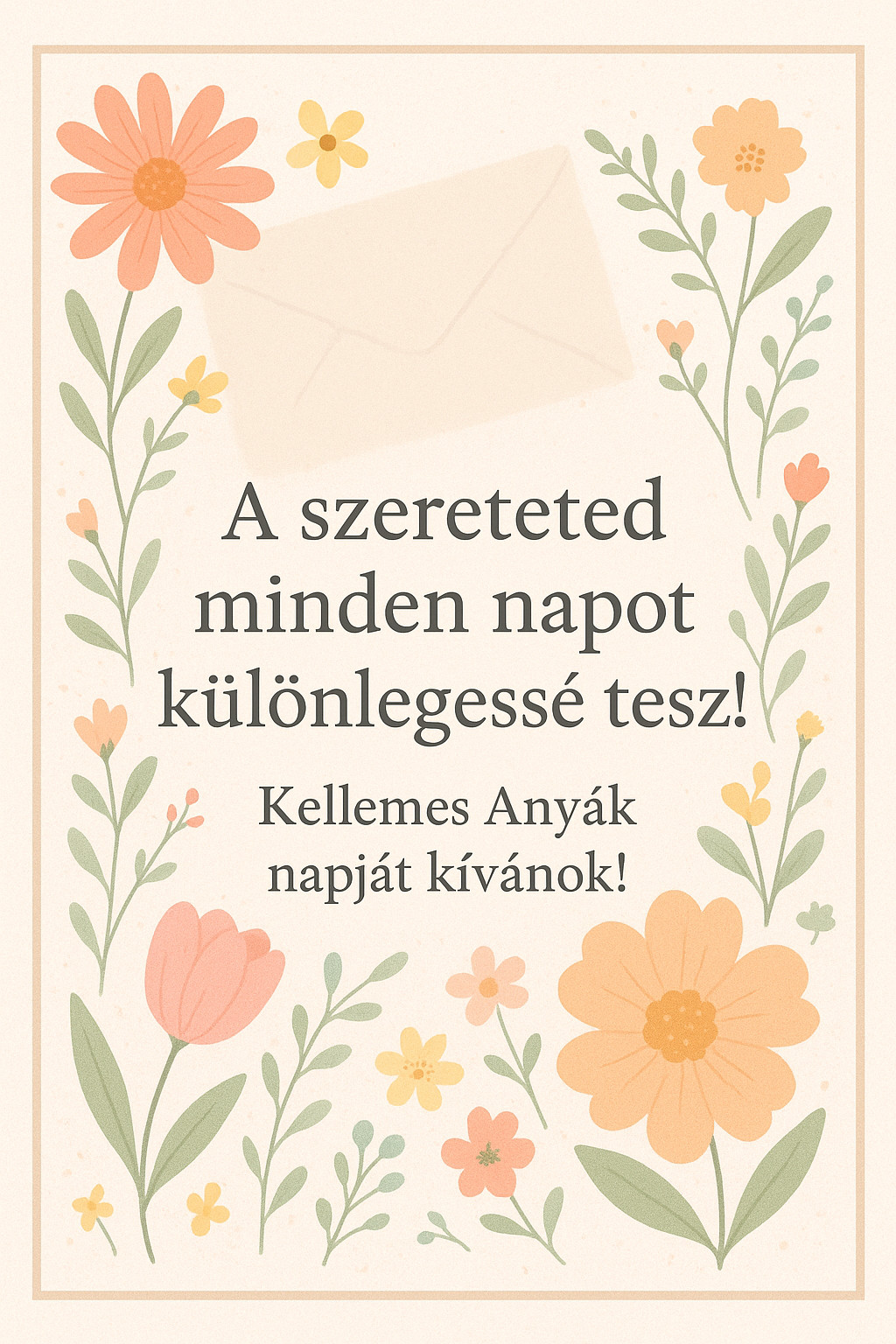 Anyák napja üdvözlet