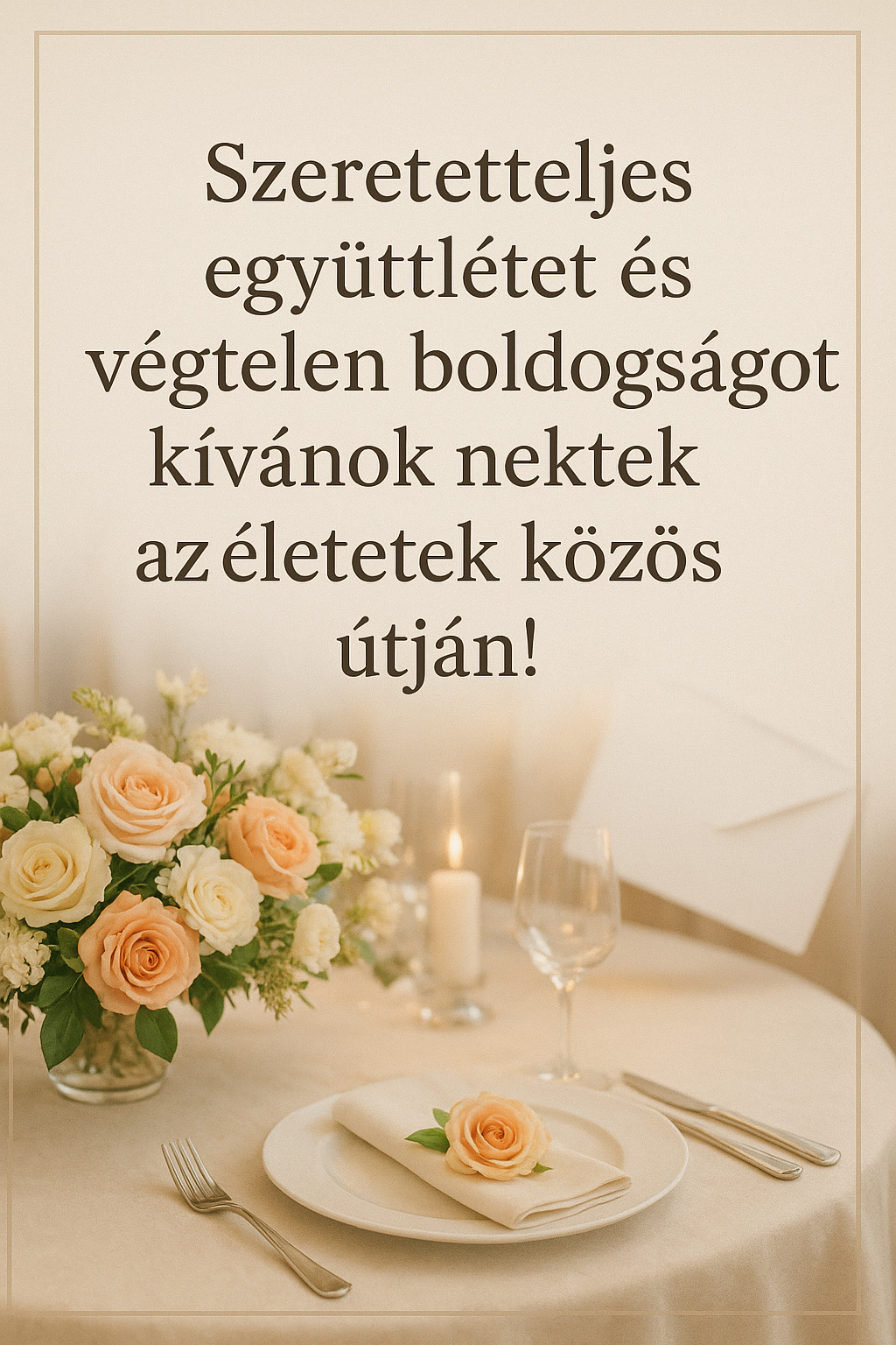 Örömteli Esküvői Üdvözlet