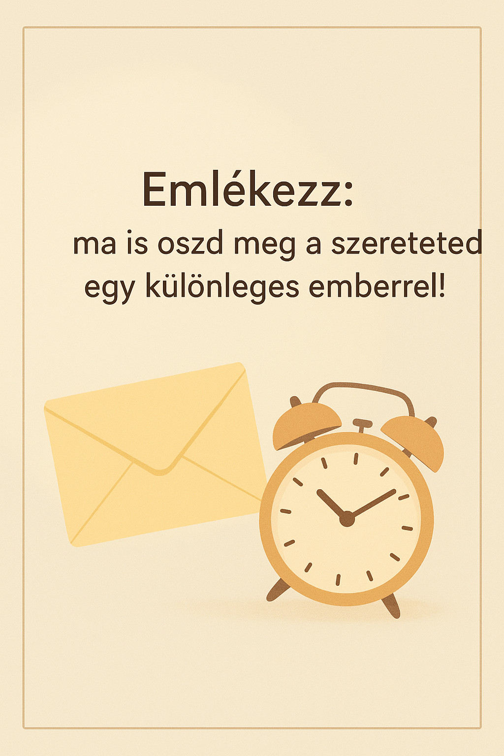 Emlékeztető - Szeretettel