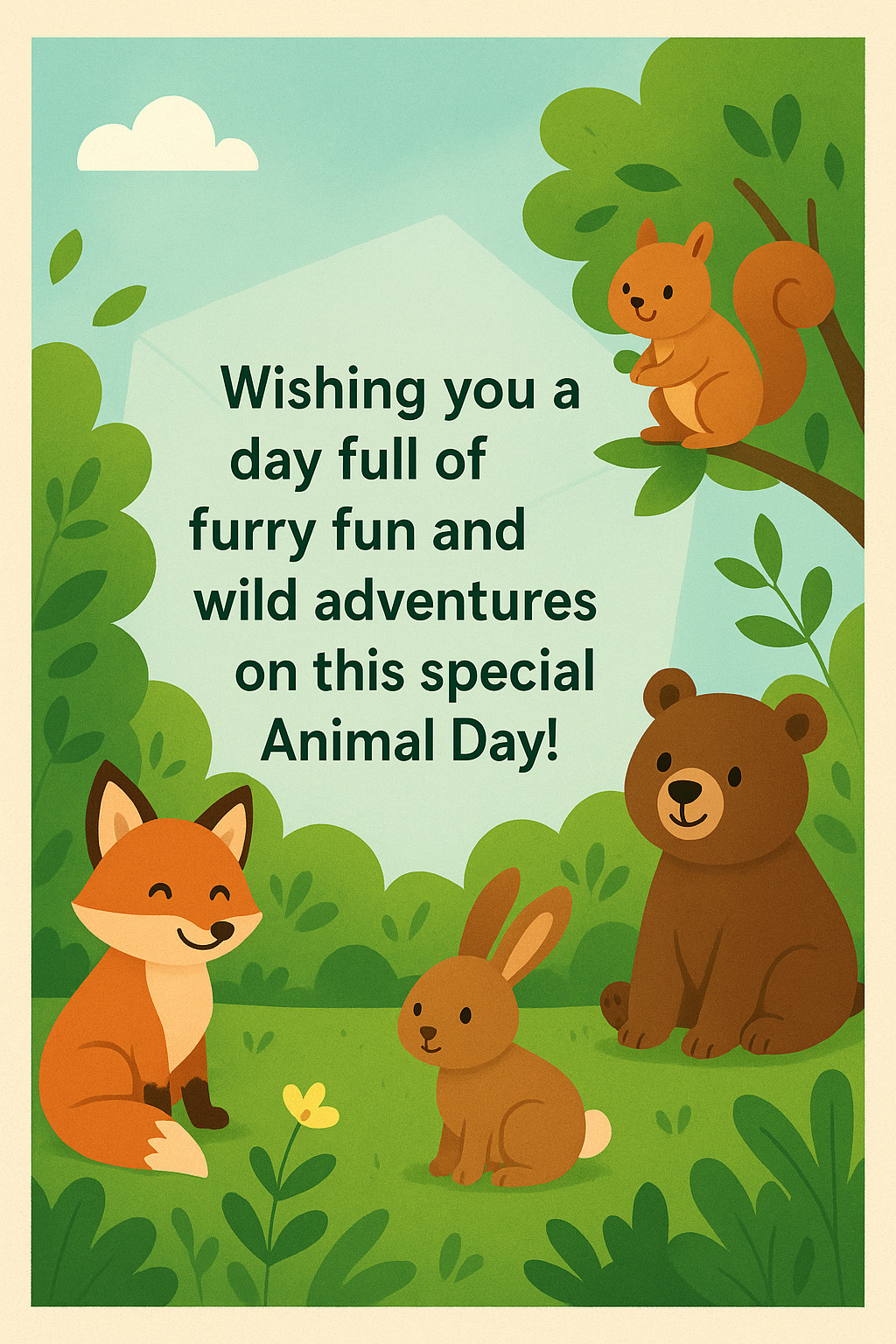 Greeting card preview