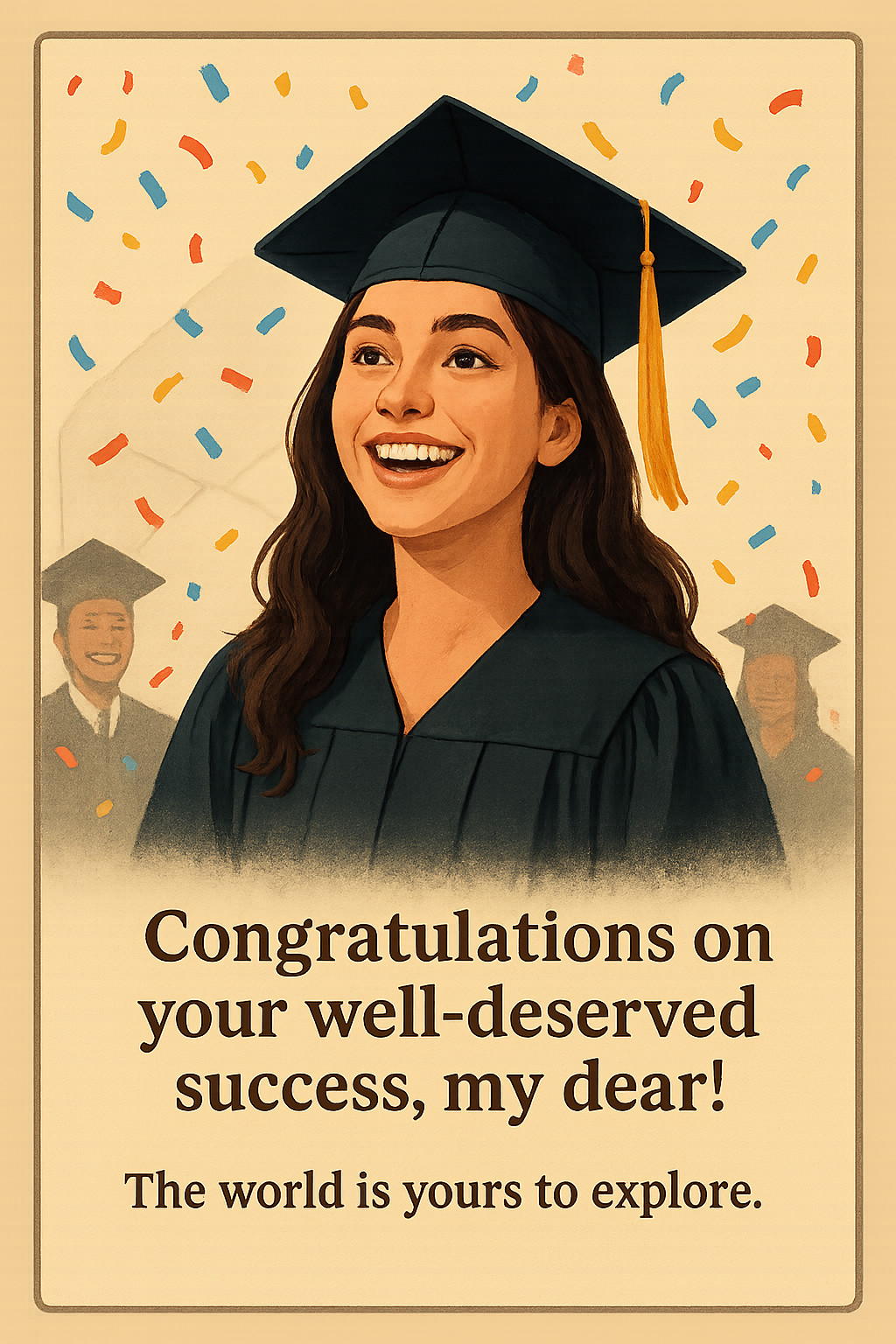 Greeting card preview