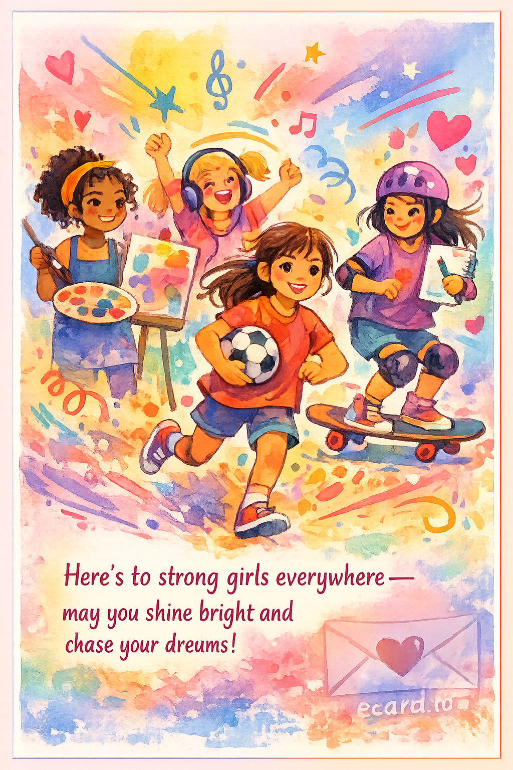 Greeting card preview
